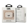 Karl Lagerfeld KLAPUKHGD AirPods Pro cover gold / gold Glitter Karl`s Head(3666339030353)